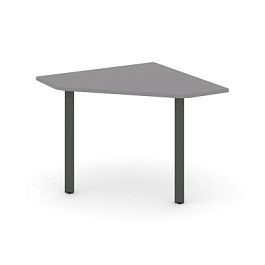 Стайл Проджект Угловой элемент переговорного стола SN-6.UPRG-001 Серый Пепел/Металл Антрацит 980*980 - Фото предпросмотра