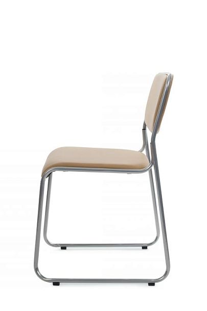 Кресло Nix RCH OMKL-02 Бежевый/Металл окрашенный Хром - Вид 6