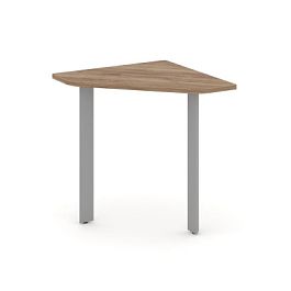 Style Project Next Угловой элемент стола SN-59.USP-001 Дуб Табак/Металл Серый 600*600*750 - Фото предпросмотра