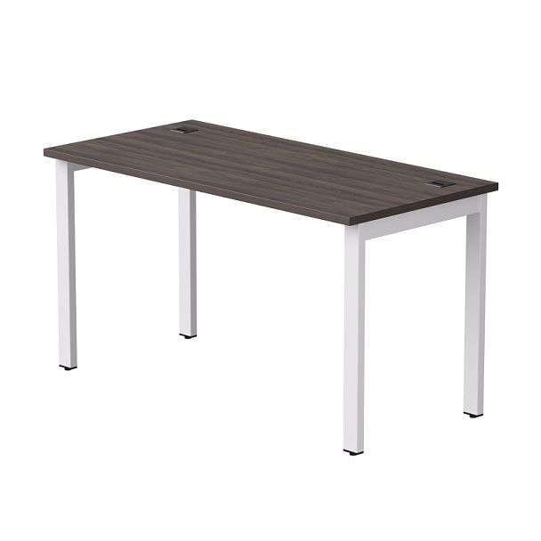 Стол прямой Everprof EVO на металлокаркасе 1380х670х755 мм Дуб Пасадена/Белый - Вид 1