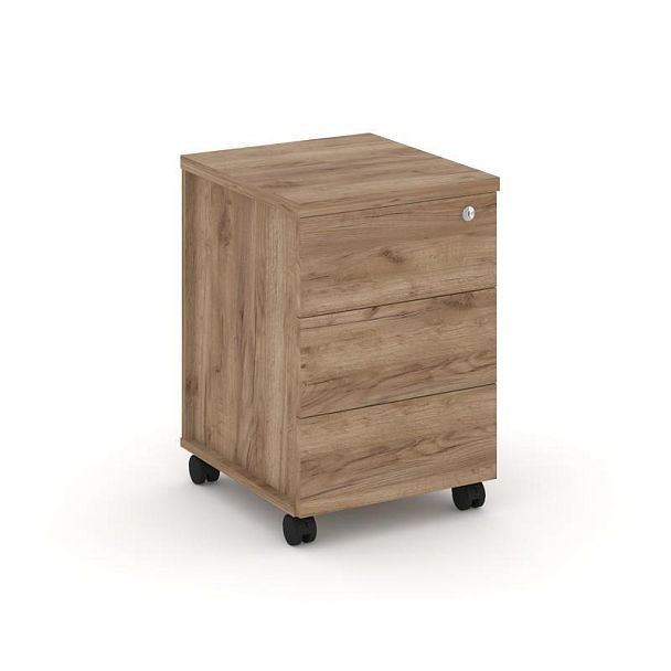 Стайл Проджект Тумба мобильная з/с ЛДСП SN.TM-006 Дуб Табак 416*460*611 - Вид 1