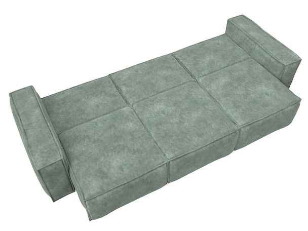 Диван прямой Лига-081 НПБ Лонг Велюр зеленый - Вид 10