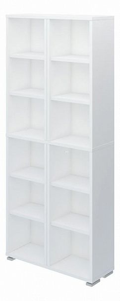 Стеллаж Домино ПУ-30-1 Белый - Вид 1