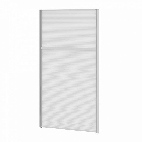 Модуль комбинированный "Мобильные офисные перегородки «Ритм»" ПК-РТМ-МДК138х60П/П-В1-160 белый - Вид 1