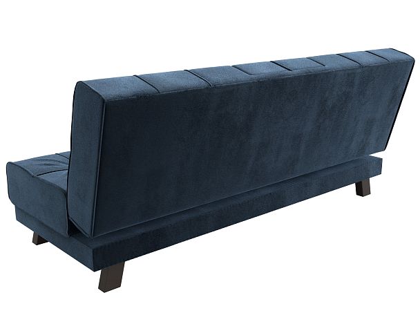 Диван прямой Винсент Велюр синий - Вид 8