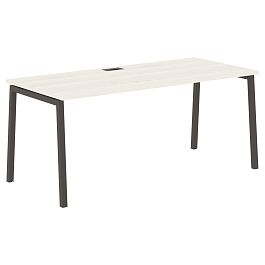 Стол прямой ELST 1780 Ясень Траун/Мокко 1760х800х750 EDIS - Фото предпросмотра