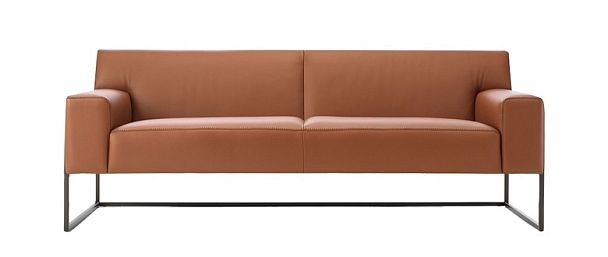 Феро 2-х местный диван V-33/2 167*85*74 орегон 07 "Диваны"  ТК-001812000478 коричневый - Вид 1