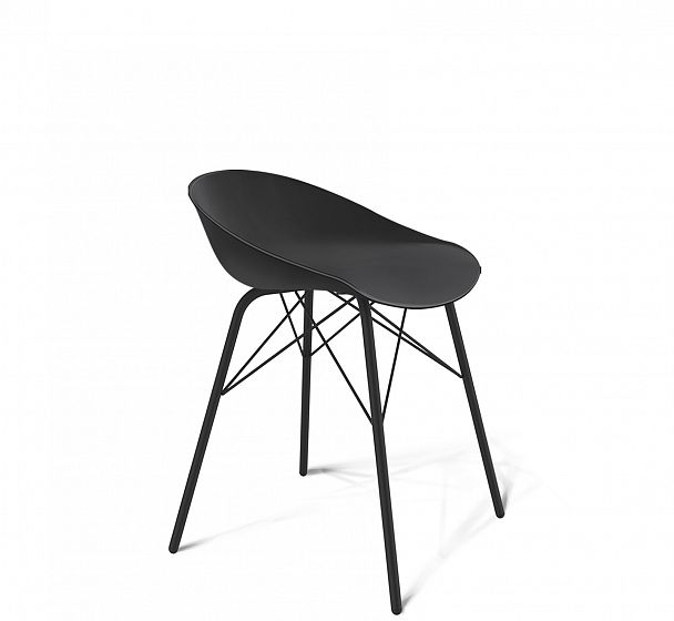 Стул Sheffilton SHT-ST19/S64 черный/черный муар - Вид 1