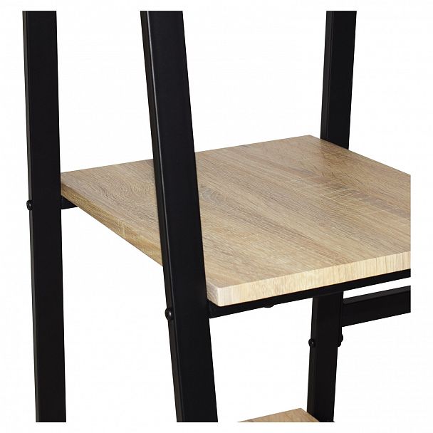 Стол на металлокаркасе BRABIX "LOFT CD-006",1200х500х730 мм,, 2 полки, цвет дуб натуральный, 641226 - Вид 8