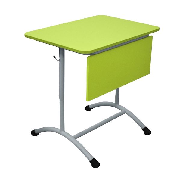 Стол ученический Мега ЛДСП 1М (Р), одноместный, регулируемый, с экраном ЛДСП (стандартные цвета RAL), гр.3-5 - Вид 3