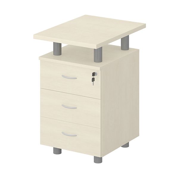 Тумба приставная "Система-M"  ПК-ССМ-ТМП45Х60Я3-В5-99 клен - Вид 1