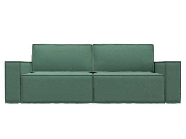 Диван прямой Куба Рогожка зеленый - Вид 2