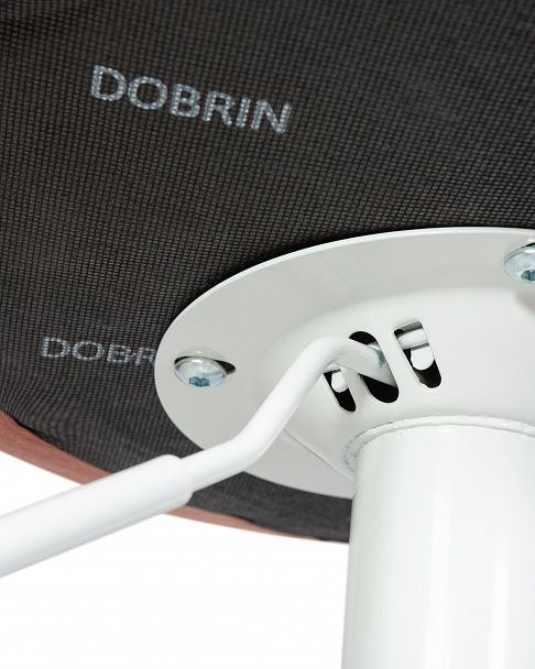 Стул барный DOBRIN TAILOR WHITE (пудрово-розовый велюр (MJ9-32)) - Вид 9