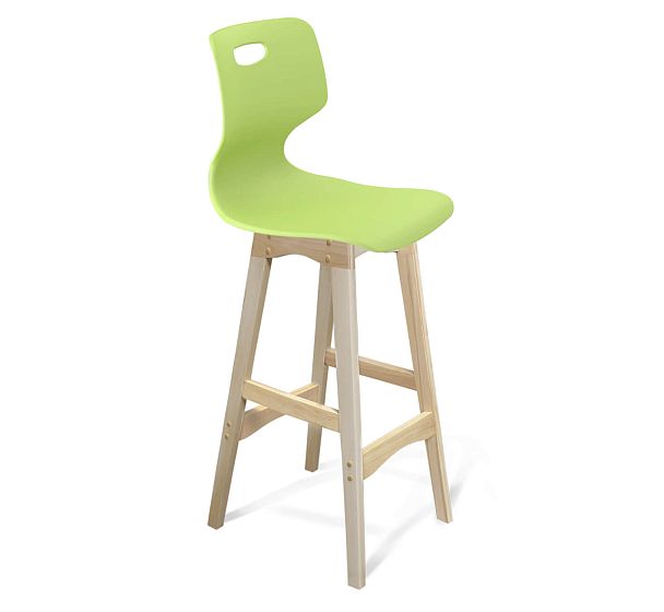 Стул барный SHT-ST58/S65 a5-7 мятный/прозрачный лак - Вид 2