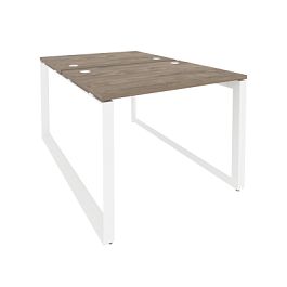 Onix Рабочая станция на О-образном м/к O.MO-D.RS-2.1.7 Тиквуд темный/Белый металл 980*1475*750 - Фото предпросмотра