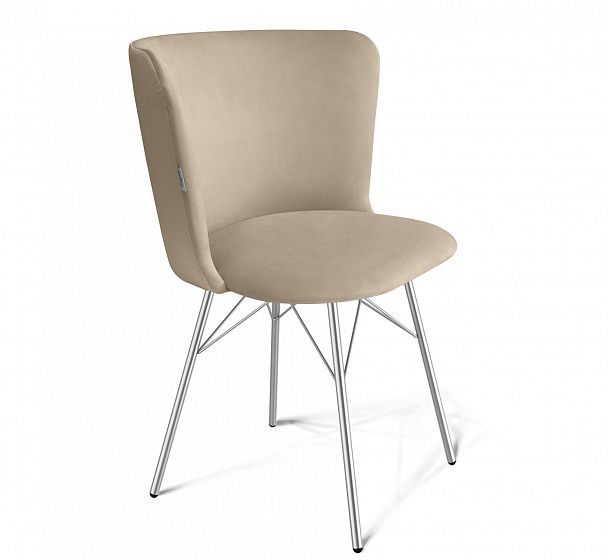 Стул Sheffilton SHT-ST36/S64 ванильный крем/хром лак - Вид 2