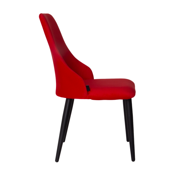 Стул Аэр, велюр Evita 29, металл 40*20 RAL 9005 - Вид 4