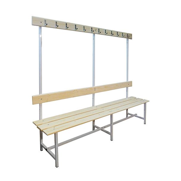 Скамья с вешалкой односторонняя 12 крючков 2000 - Вид 3