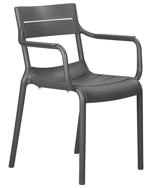 Стул обеденный DOBRIN TIM ARM (темно-серый (GR-04)) - Вид 2