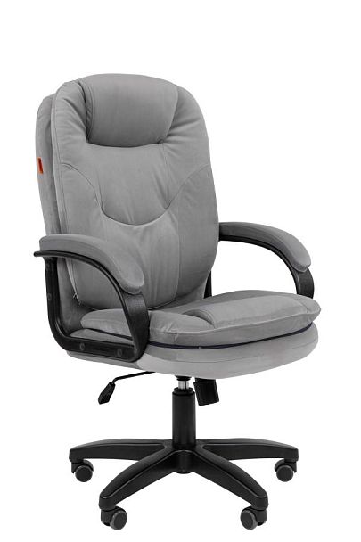 Кресло Chairman Home 668 Россия ткань Т-55 серый LT - Вид 1