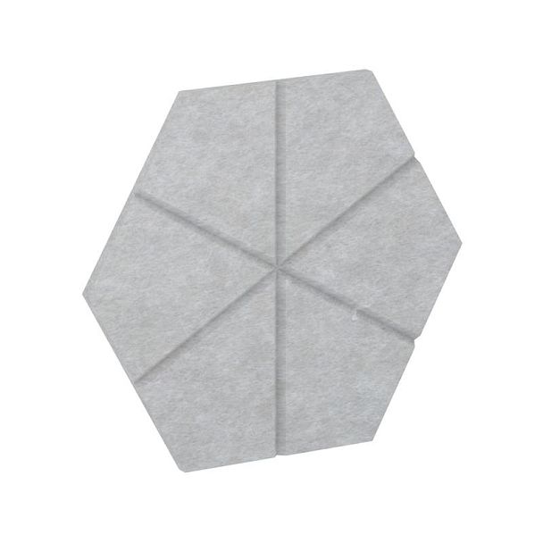 AcustiX Настенная панель шестигранная (6 лучей) VE.NP-6G6L-200 Зимний Лес 400*346*12(сторона 200мм) - Вид 1