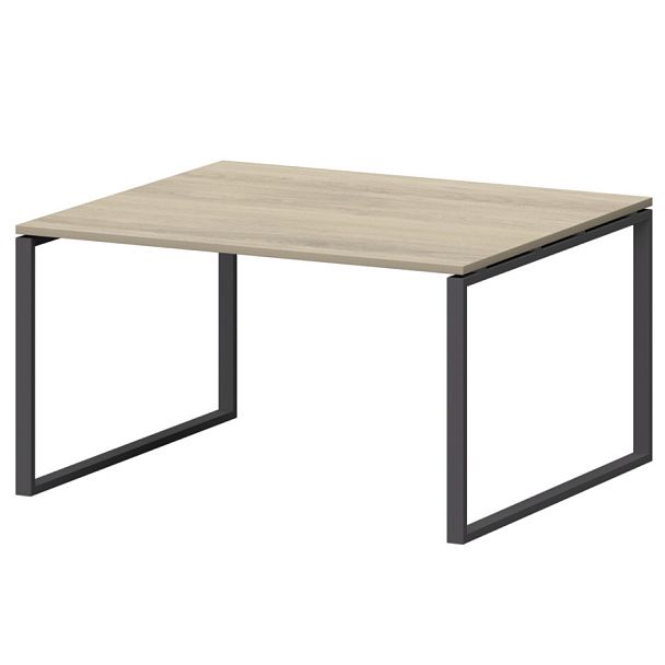 Стол переговорный на металлокаркасе СМСП-О-18.123.Пр25 Кронберг/Антрацит 1800x1236x750 Смарт - Вид 1