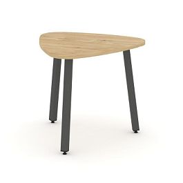 Стайл Проджект Стол переговорный SN-5.SPRG-70.3 Тиквуд Светлый/Металл Антрацит 900*900*750 - Фото предпросмотра