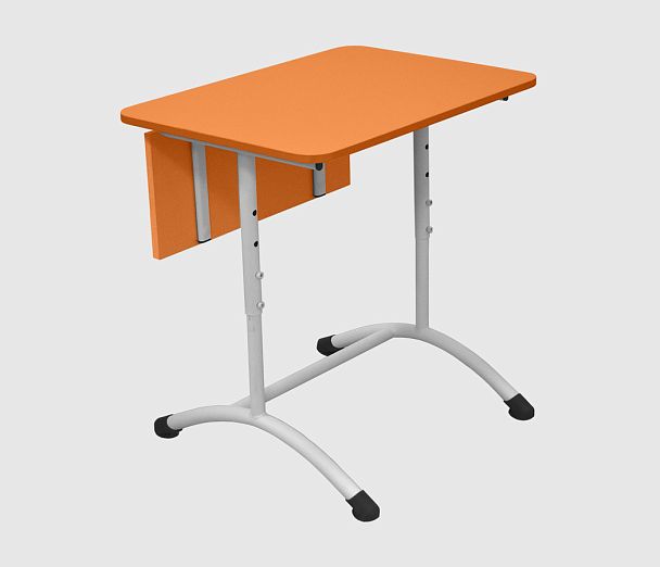 Стол ученический Мега ЛДСП 1М (Р), одноместный, регулируемый, с экраном ЛДСП (стандартные цвета RAL), гр.4-6 - Вид 8