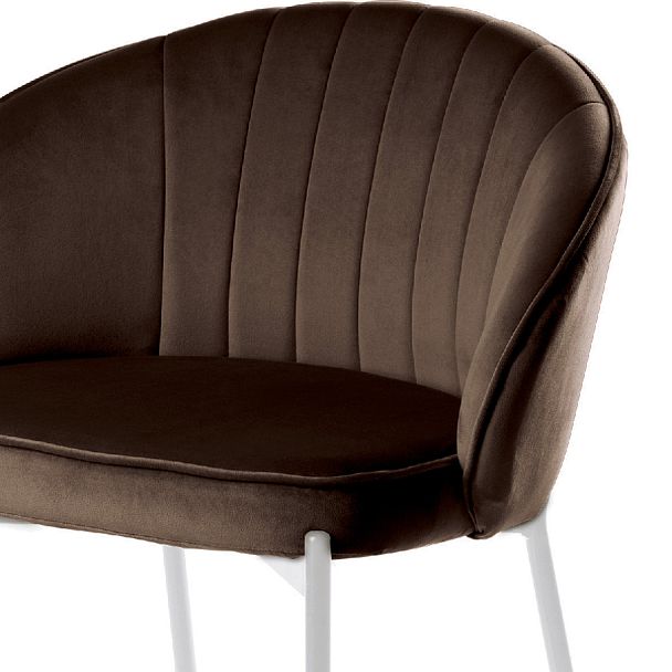 Комплект полубарных стульев Миэль коричневый/белый, 4 шт. - Вид 6