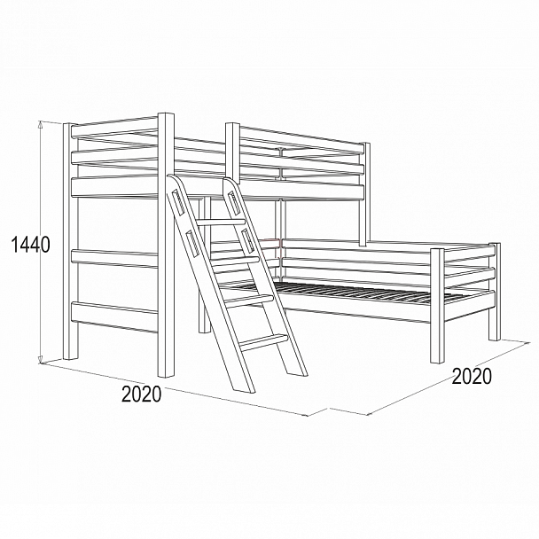 Кровать "Омега 14" №8 - Вид 2