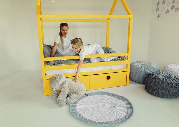 Кровать Дрима Box, желтый - Вид 7