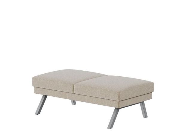 Aldo Банкетка двухместная ALD-04 Сан 03/Металл Серый 1430*680*470 - Вид 1