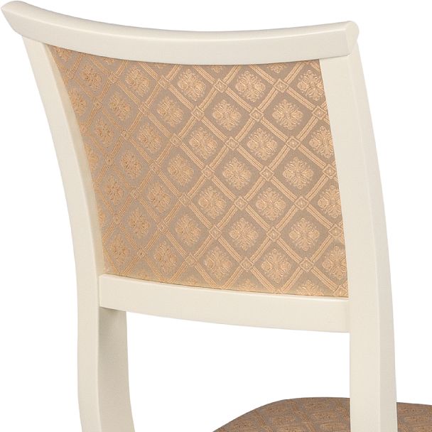 Комплект деревянных стульев с мягким сиденьем Камир Слоновая кость/Бежевый жаккард, 4 шт. - Вид 9