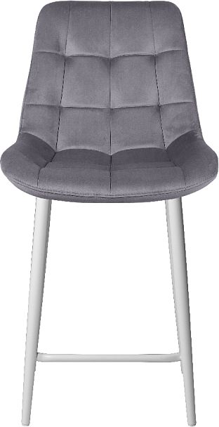 Полубарный поворотный стул Эйден, темно-серый H-15/белый - Вид 3