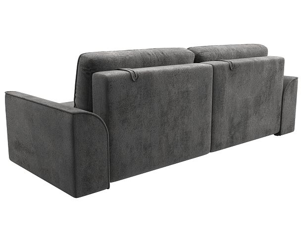 Диван прямой Лига-048 НПБ Велюр серый - Вид 5