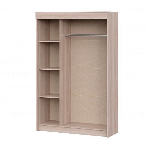 шкаф-купе Бассо ясень шимо светлый/ясень шимо светлый - Вид 2