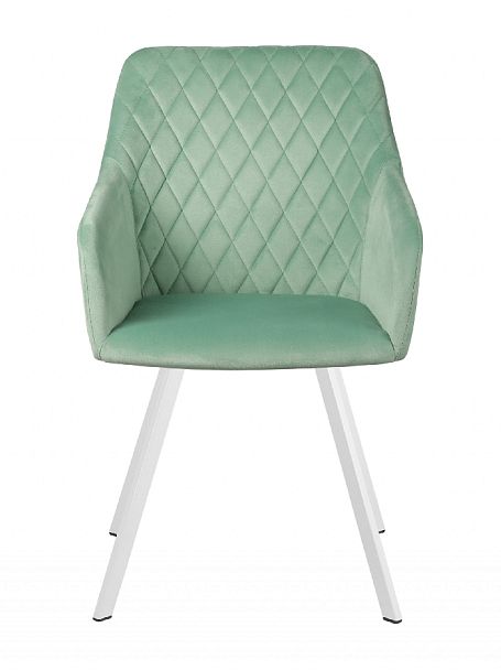 Комплект кресел поворотных Барли, Confetti aquamarine/белый, 4 шт. - Вид 3