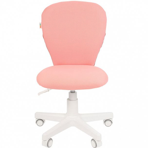 Кресло CHAIRMAN KIDS 105, пластик белый, ткань TW, розовый - Вид 2
