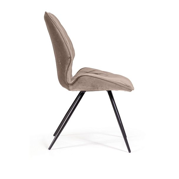 Стул Flash ромб, бархат пепельно-бежевый 25 - Вид 4