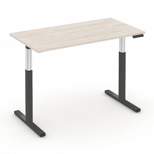 Стол электроподъемный "MOVE UP" MV.SE-3.7 Антрацит металл / Денвер Светлый - Вид 2