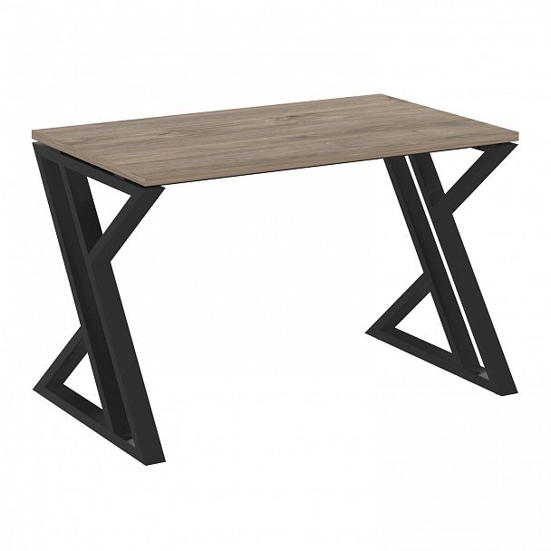 Стол рабочий "Loft" VR.L-SRZ-2.7 тиквуд темный/черный - Вид 1