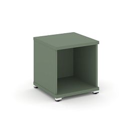 Concept Стеллаж 1 узкая секция, 1 ниша CN.STU-110 Кобо/Металл Белый 420*420*450 - Фото предпросмотра