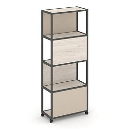 Shelf Mobile Стеллаж 5 уровней 1 секция VR.LT-STK-504.06 Денвер Светлый/Металл Антрацит/W-04 600*400*2000 - Фото предпросмотра