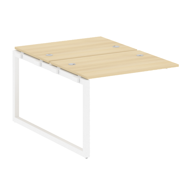 Metal System Quattro Р. ст. на О-образном м/к 50БО.РАС-СП-2.1 Акация/Белый металл 1000*1475*750 - Вид 1