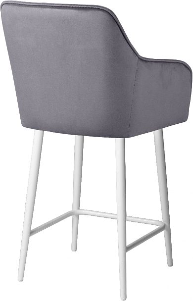 Комплект полубарных поворотных кресел Мони К, темно-серый H-15/белый, 3 шт. - Вид 5