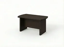 BRL RB076-130x70 Стол приставной 1300х700х700 Венге/Черный - Фото предпросмотра