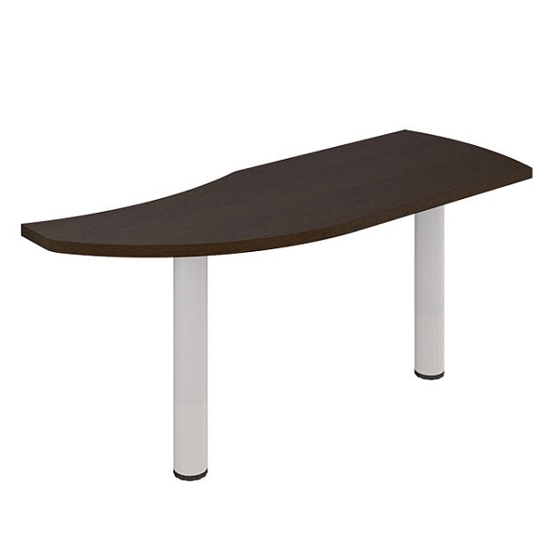 Брифинг-приставка на 2 металлических опорах "Борн" В 300-003 дуб шамони - Вид 3