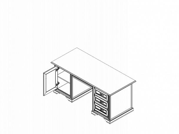 Стол письменный Стилиус B169-BIU170 - Вид 2