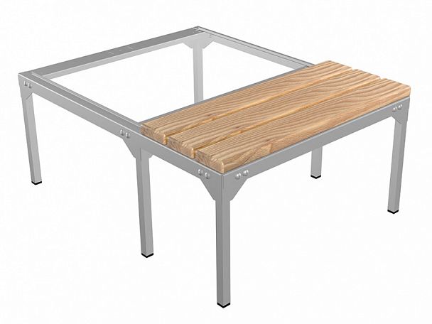 Скамья-подставка LS-21-60 сосна - Вид 1