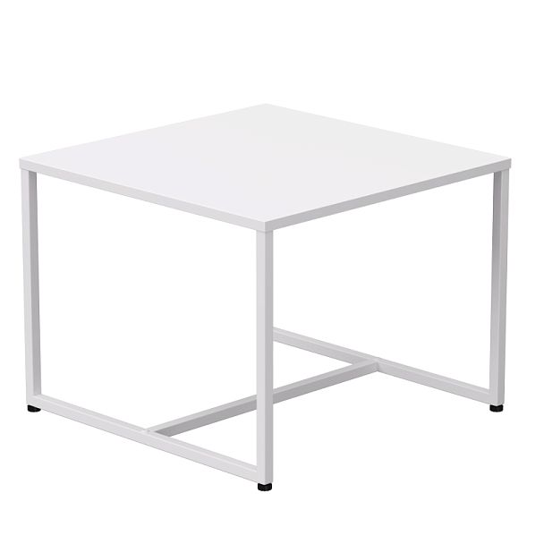 Стол журнальный Everprof EVO 604х604х460 Белый/Белый - Вид 1